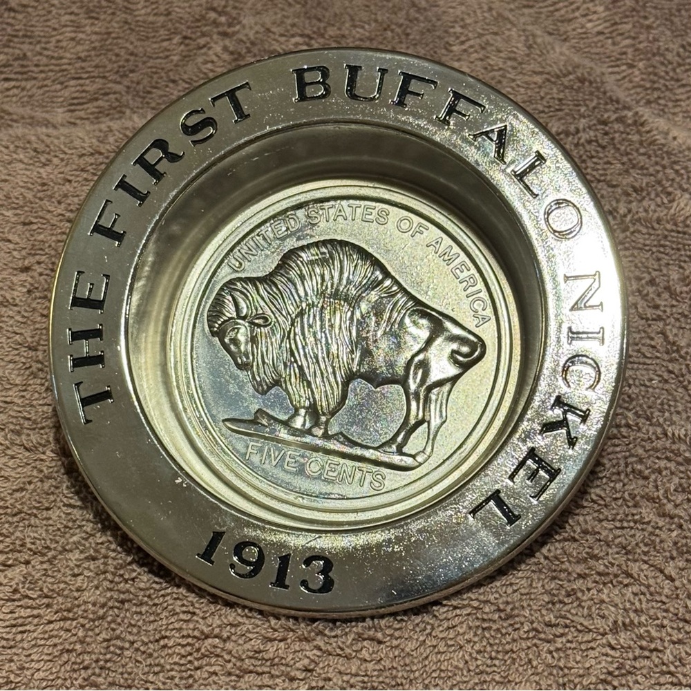 Avon’s Clint Soap For Men with Buffalo Nickel Silver-tone Soap Dish
